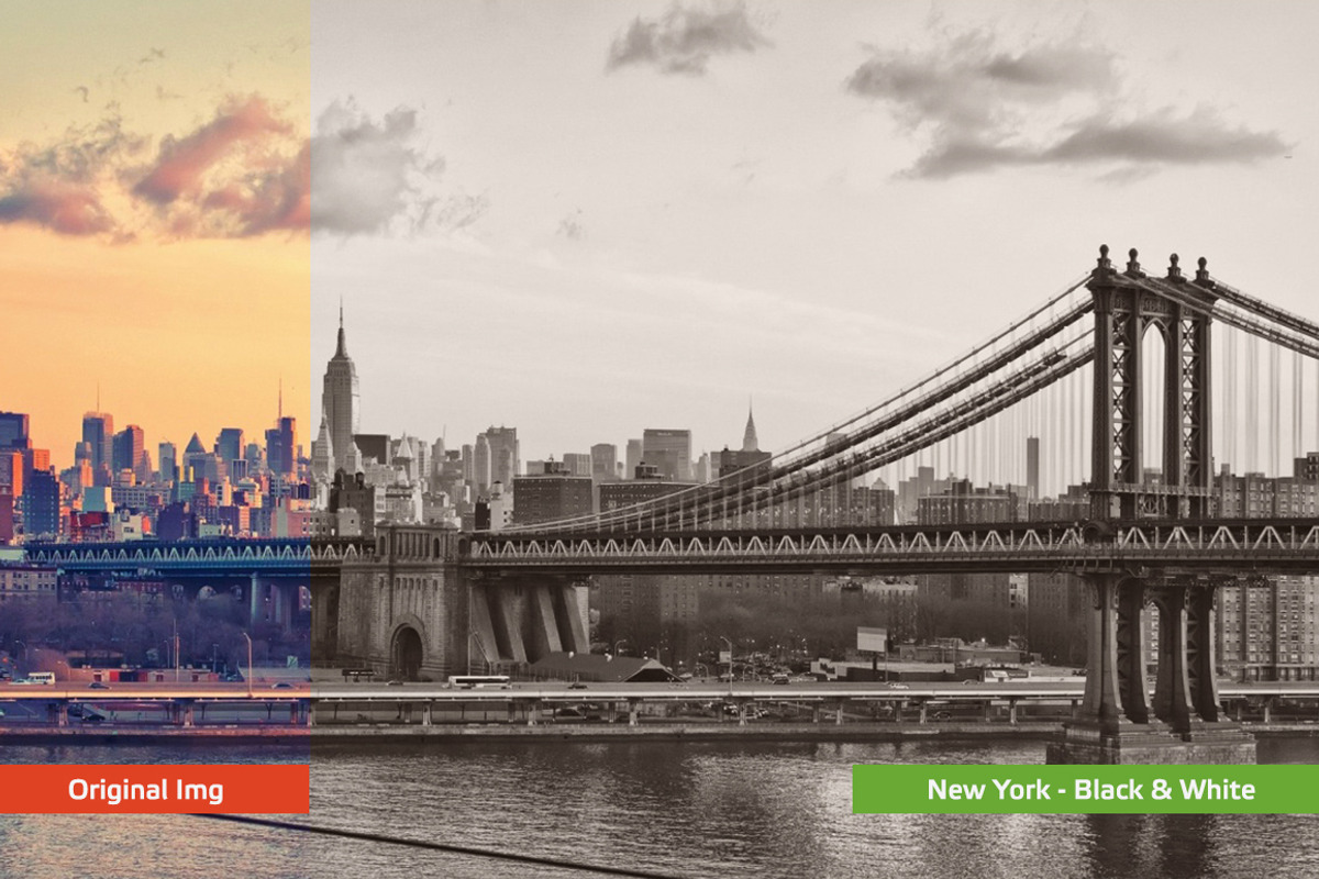 24 Black & White Photoshop Actions, an Action Add-On by Premium Adobe Add-Ons (Photo 9 of 11)