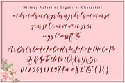 Britney Valentine, a Script Font by Aldedesign (Thumbnail 5 of 8)