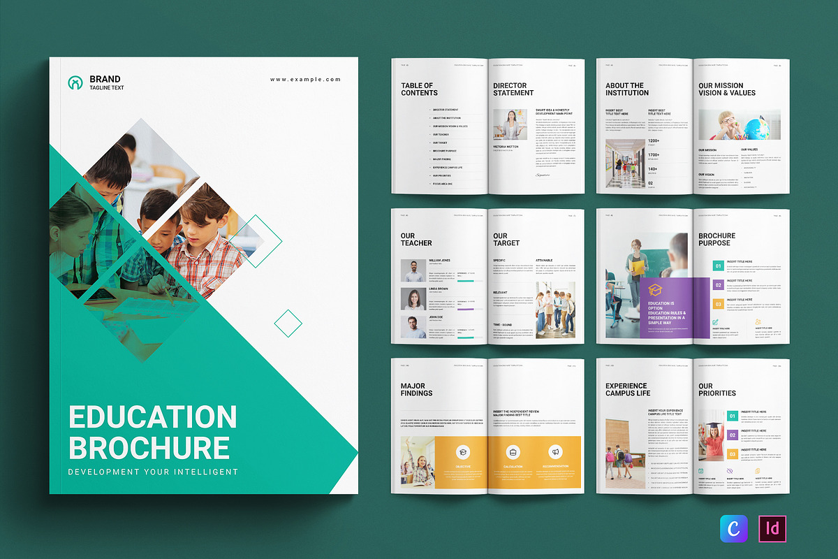 Education For Kids Brochure Template, a Brochure Template by E-Type (Photo 1 of 7)