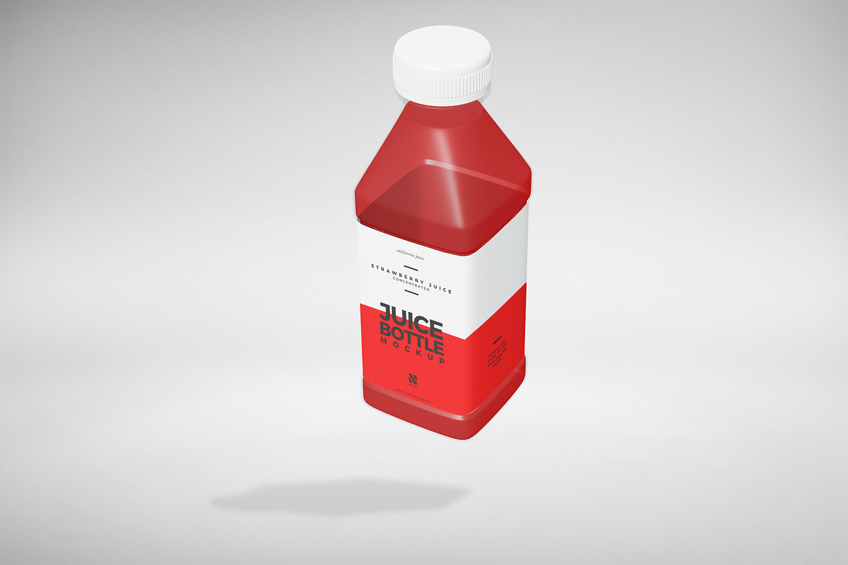 Juice Bottle Mockup, a Packaging Mockup by Nina Shaw (Photo 15 of 17)