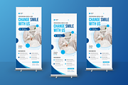 Dental Care Roll Up Banner, a Print Template by Annora Studio (Thumbnail 1 of 5)