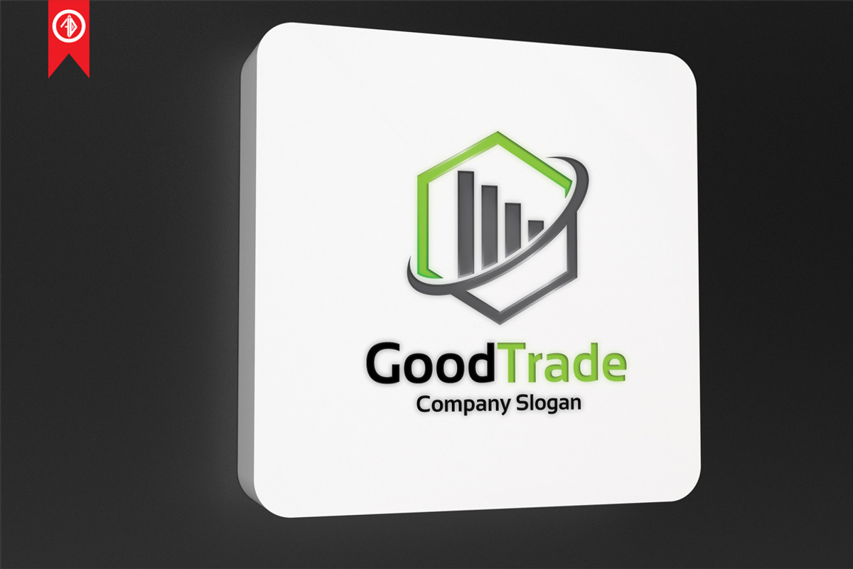 Good Trade / Chart - Logo Template, a Branding & Logo Template by Artha Desain (Photo 3 of 7)