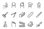 Nail service icons set, an Icon by mayrum (Thumbnail 2 of 2)