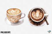 Hot Coffee Watercolor, an Illustration by Gemstone (Thumbnail 12 of 12)