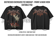 Oversized Tee Mockup 4K Editable PSD, a Shirt Mockup by std.badboy (Thumbnail 1 of 5)