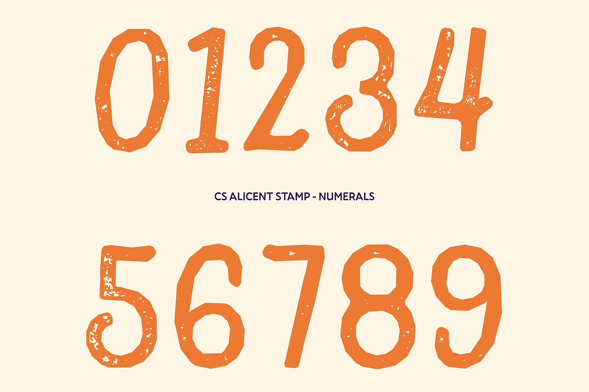 CS Alicent Stamp, a Script Font by Craft Supply Co. (Photo 6 of 8)