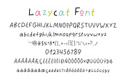 Lazycat Kids font, a Script Font by JuliyArt (Thumbnail 2 of 9)
