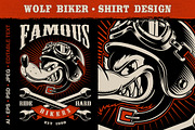 Wolf biker, an Education Illustration by Harry Kasyanov (Thumbnail 1 of 3)