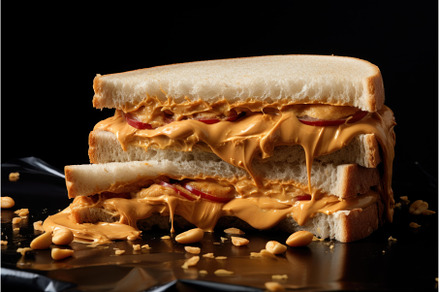 Luscious Peanut butter. Generate Ai, a Food & Drink Photo by Ylivdesign