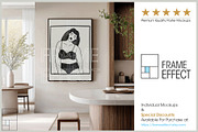 6 Neutral Art Frame Mockups Bundle, a Household Mockup by Frame Effect (Thumbnail 5 of 8)