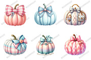 Pastel Preppy Pumpkin PNG, an Illustration by designcity5 (Thumbnail 2 of 5)