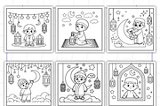 Ramadan Coloring Book for Boys, an Illustration by Design Station (Thumbnail 8 of 9)