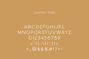 GAVINO Font