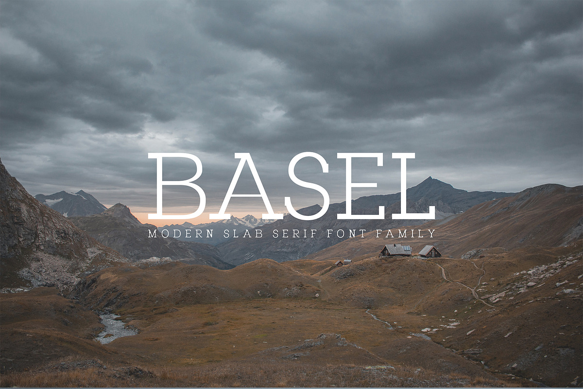 Basel Slab Serif Font Family