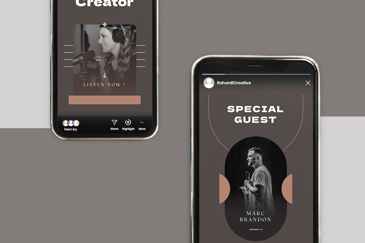 Content Creator Instagram Stories, a Social Media Template by Rahardi Creative (Photo 3 of 4)