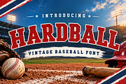 Hardball - Bold Sporty Font, a Slab Serif Font by Limited.studio (Thumbnail 1 of 5)