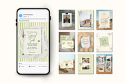 Green Coastal Scrapbook Instagram, a Social Media Template by Anna Design Studio (Thumbnail 6 of 11)