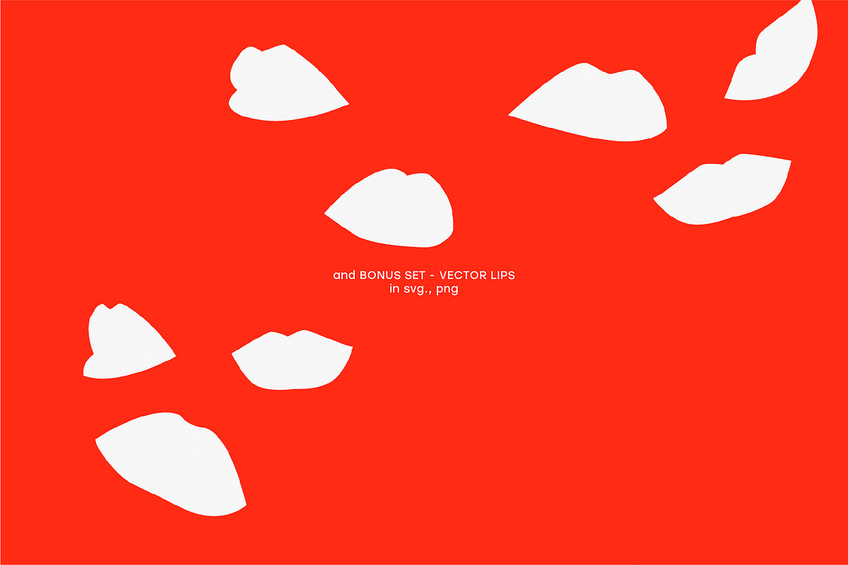 Line Illustrations Set Female Faces, a Person Illustration by line & plane (Photo 5 of 11)