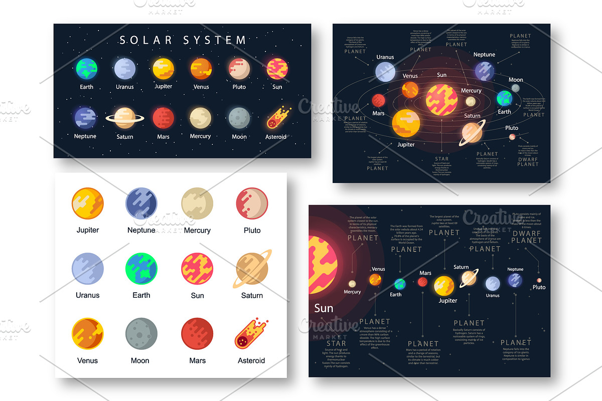 Svg planets and moon., an Icon by Nomber_86 (Photo 3 of 3)