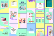 Instagram Template Pastel Theme, a Social Media Template by Daily Creative (Thumbnail 3 of 7)