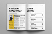 Annual Report Template, a Brochure Template by E-Type (Thumbnail 2 of 8)