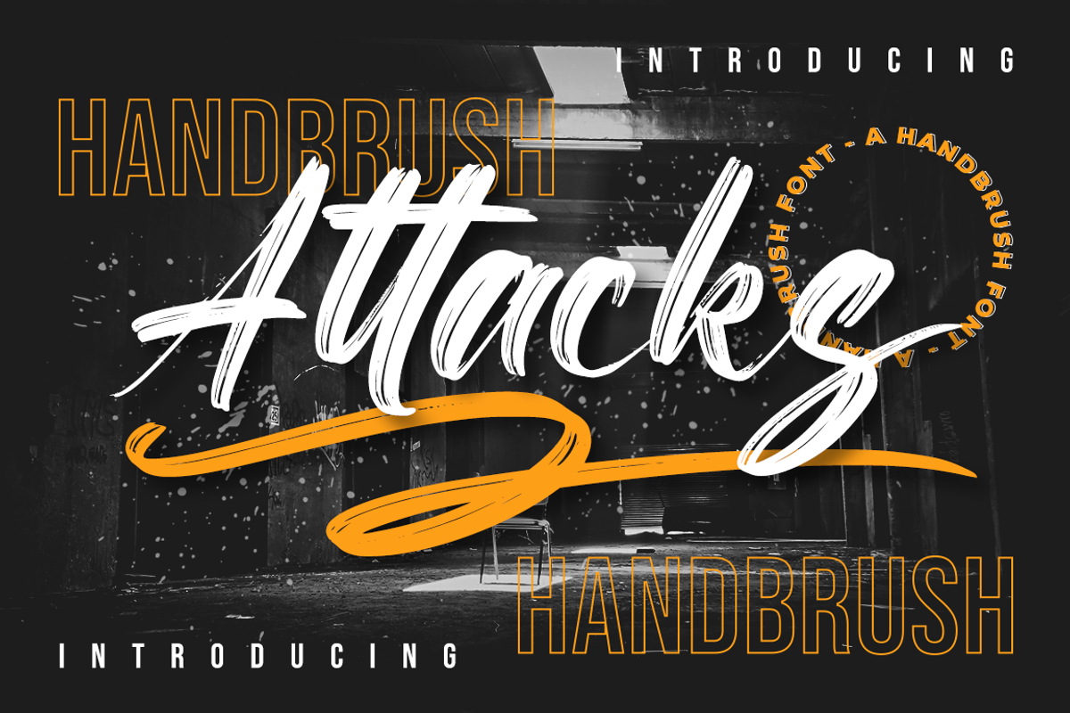 Attacks Font, a Script Font by Fatmawati (Photo 1 of 12)
