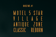 Syandiago 1989 Mono Vintage 3 Style, a Slab Serif Font by Monoletter Studio (Thumbnail 3 of 4)