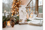 Winter Dinner Menu Card Mockup, a Product Mockup by MockupWizard (Thumbnail 2 of 3)