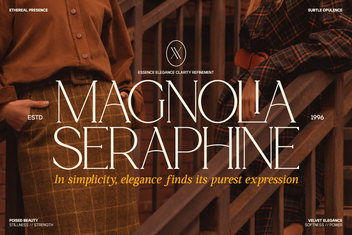 GC Cheline - Modern Elegant Serif, a Serif Font by Glyphonic (Photo 4 of 15)