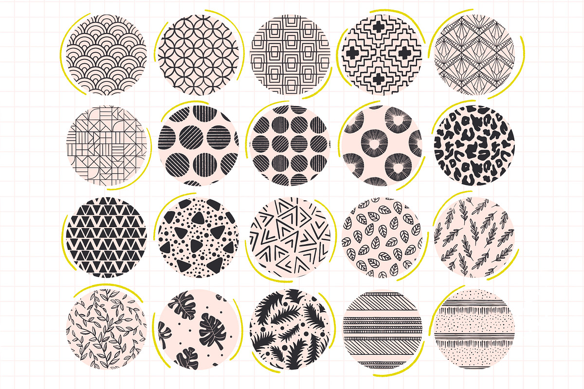 Hand Drawn Pattern Procreate Brushes, a Brush Add-On by Sometimes Crafter Studio (Photo 3 of 4)