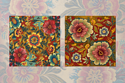 Mexican Blossoms, a Background Graphic by Curve Design (Thumbnail 4 of 7)