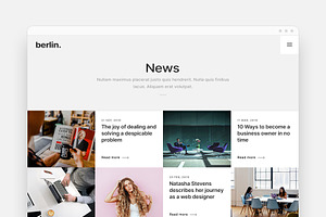 Berlin - Agency Website Template