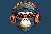 62 t-shirt designs. Big musical bund, an Animal Illustration by Fractal fonts & graphics (Thumbnail 51 of 63)