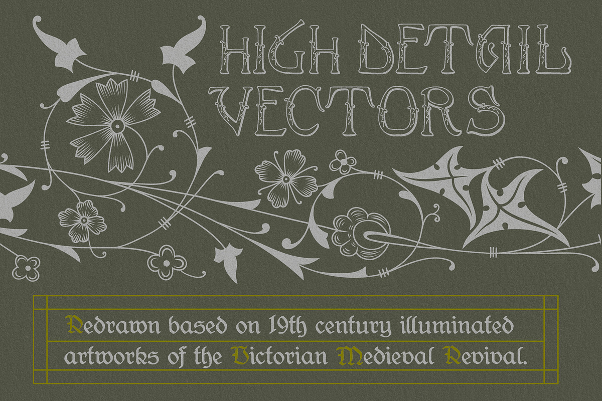 Floriated Borders Vectors, an Object Graphic by MiksKS (Photo 4 of 11)