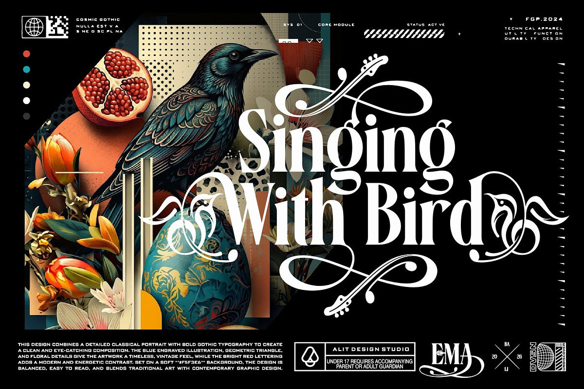 Dream Musical Typeface, a Serif Font by alit design (Photo 8 of 20)