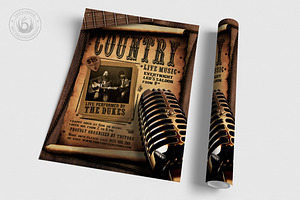 Country Live Flyer Template V5