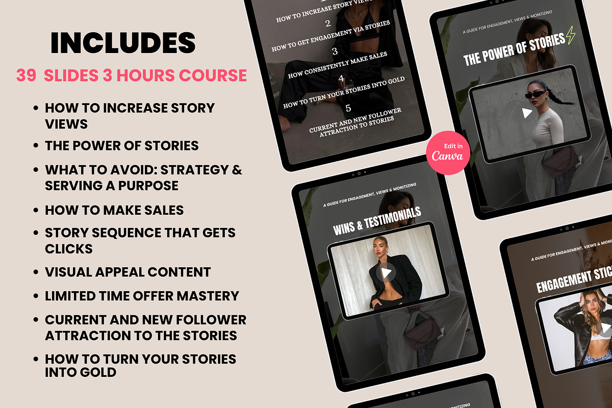 Mini Digital Marketing Video Course, a Marketing Template by Design By Hira (Photo 2 of 9)
