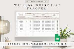 Wedding Guest List Tracker