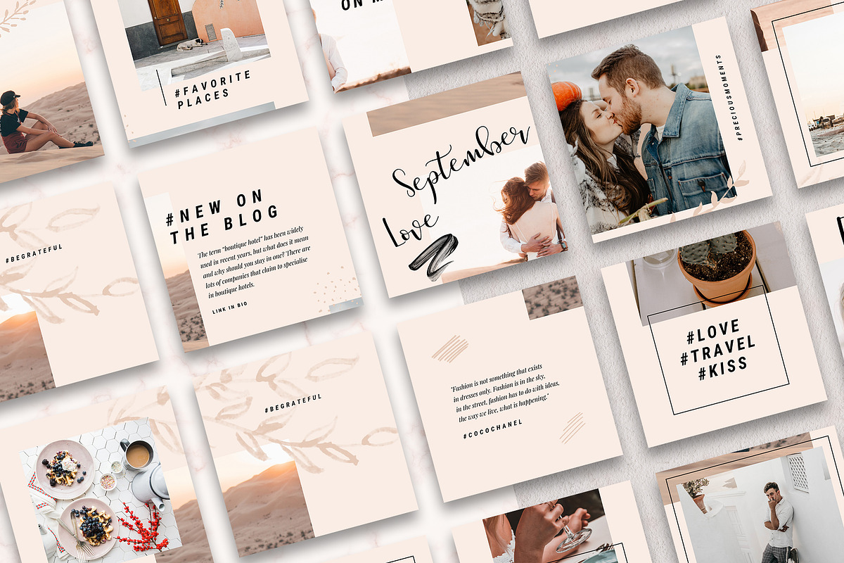 #InstaGrid 5 - Canva Puzzle Template, a Social Media Template by SilverStag Type Foundry (Photo 4 of 15)
