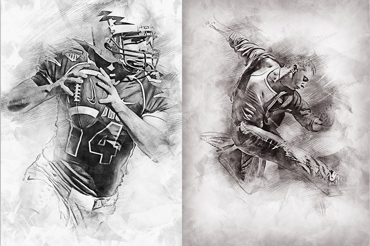 Hand Drawn Photoshop Action, an Action Add-On by GorynArt (Photo 6 of 20)