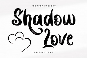 Shadow Love - Display Font