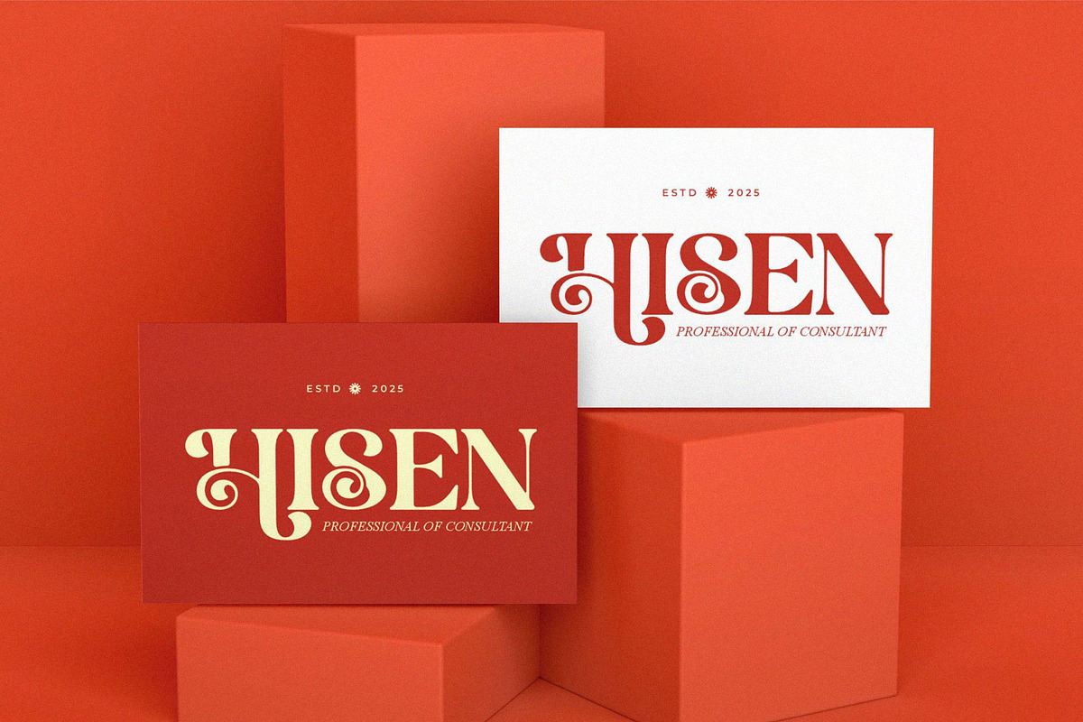 Saglary || Vintage Retro Serif Font, a Serif Font by Ermedia Studio (Photo 8 of 10)
