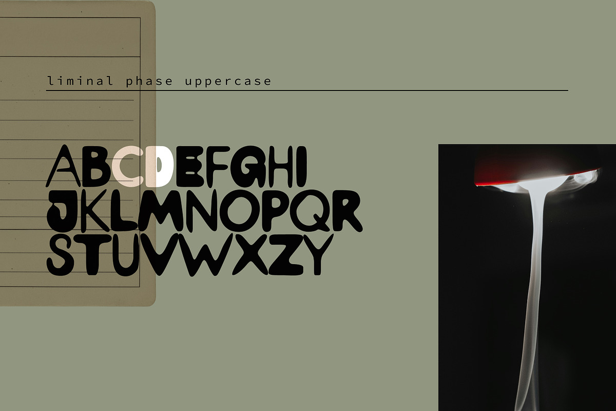 LiminalPhase Messy Experimental Sans, a Sans Serif Font by Struvictory.art (Photo 4 of 9)