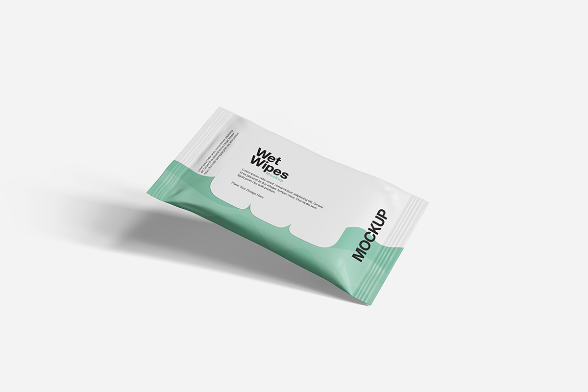 Wet Wipes Mockup, a Product Mockup by Indah (Photo 2 of 6)