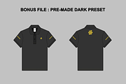 Polo Tshirt Vector Flat Mockup, a Shirt Mockup by Infinity Mockups (Thumbnail 9 of 9)