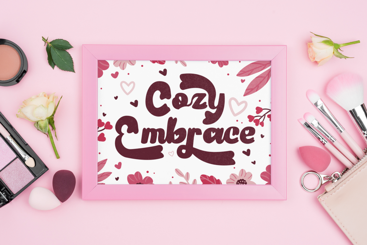 Retro Amour - Retro Love Font, a Font by PutraCetol Studio (Photo 6 of 11)