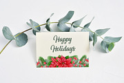 Christmas Watercolor Clipart Set, a Seasonal Illustration by AnitaPol (Thumbnail 15 of 15)