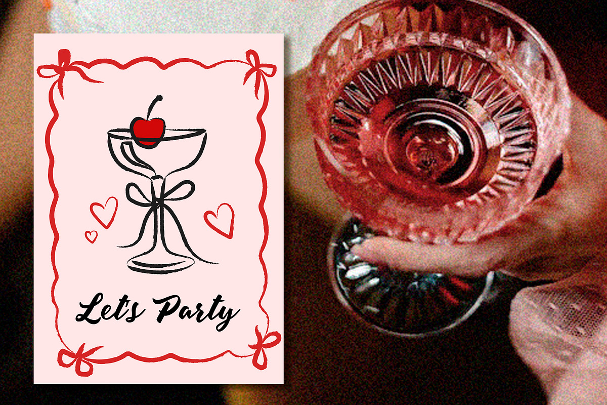 Cute romantic hand drawn collection, a Decorative Illustration by Artberriez (Photo 3 of 8)