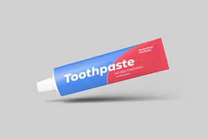 Toothpaste Packaging Mockups