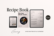 CRAVING | Recipe Book Canva Template, a Templates & Theme by Hayes Edit Studio (Thumbnail 1 of 9)